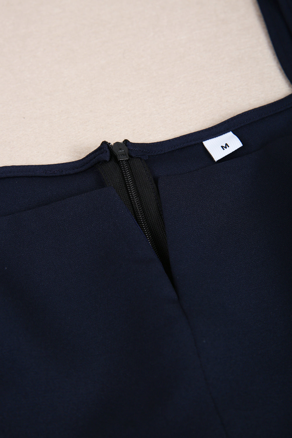 LinkLinke™Chic Empire Waist Strap Deep Navy Midi Dress