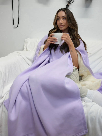 Cozy Warm SnugCloak-Light purple