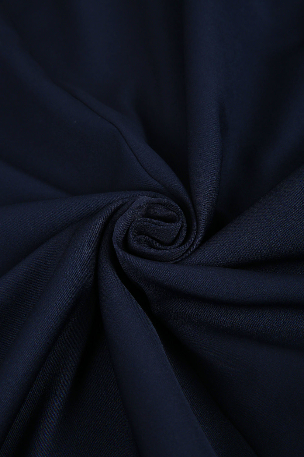 LinkLinke™Chic Empire Waist Strap Deep Navy Midi Dress