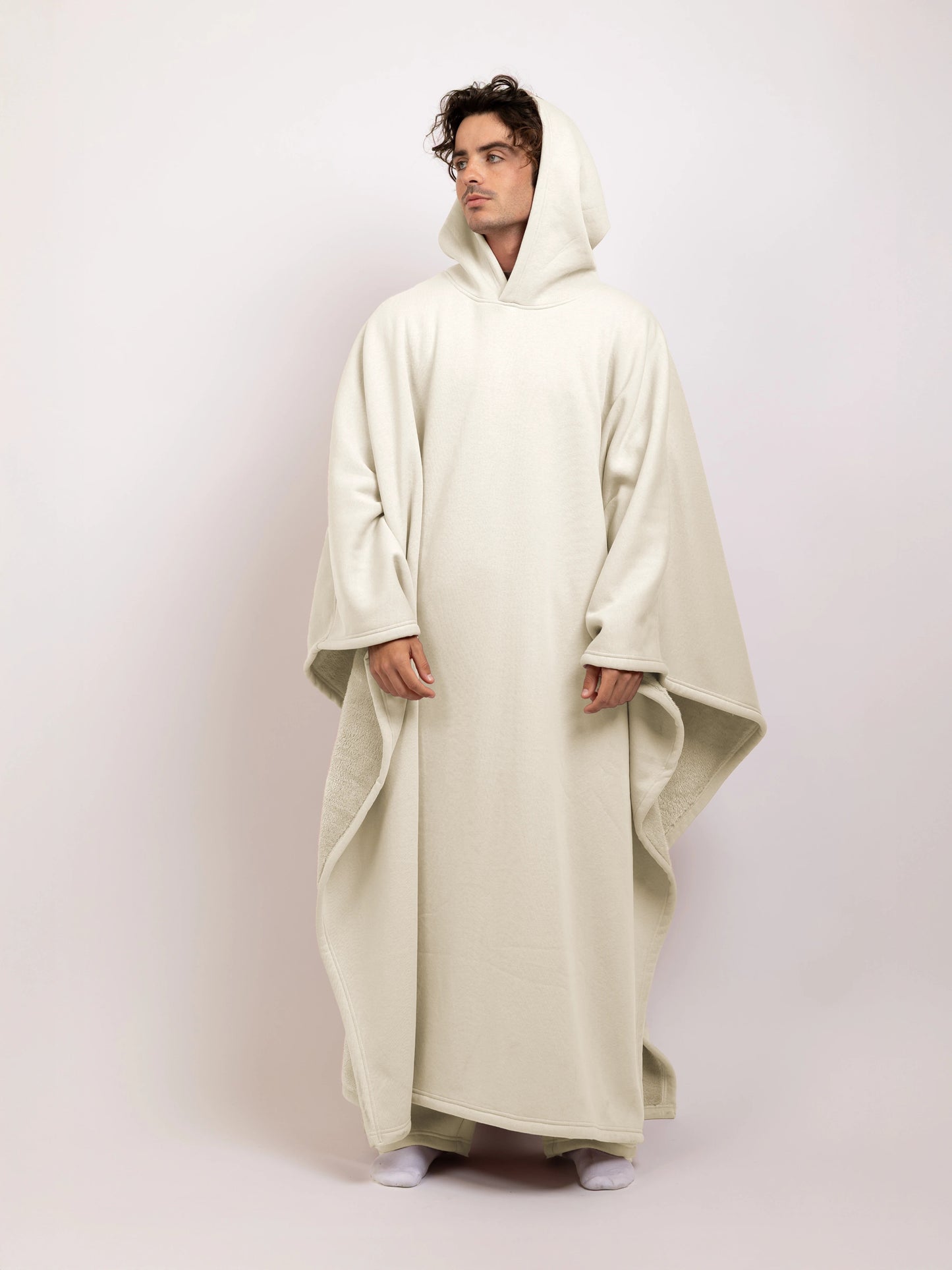 Heavyweight fabric 4-lbs hooded cloak