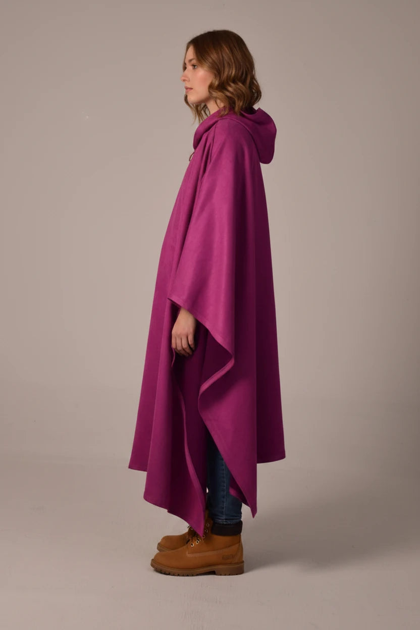 The Suede Cloak -Purple