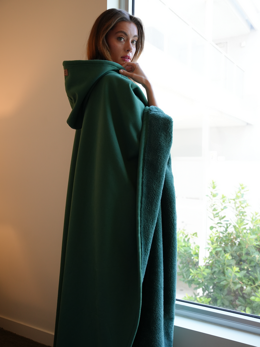 Cozy Warm SnugCloak-Willow Green
