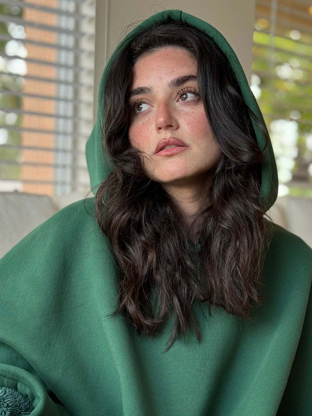 Cozy Warm SnugCloak-Willow Green