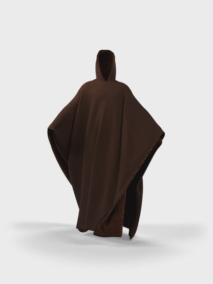 Cozy Warm SnugCloak-Terra Brown