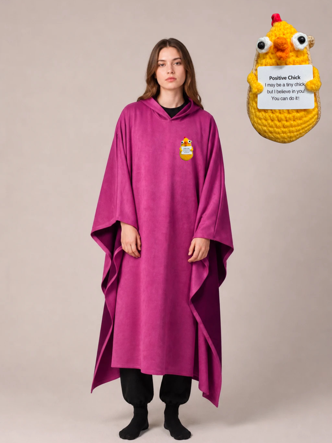 Suede Hoodie Cloak&dolls -49% Off Sale Ends Today⚡️⚡️⚡️⚡️