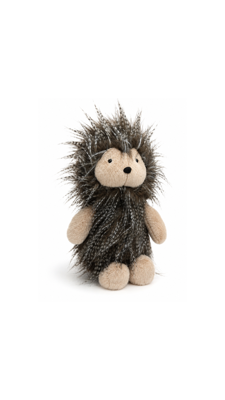 Quill the Shaggy Hedgehog Plush (Small)