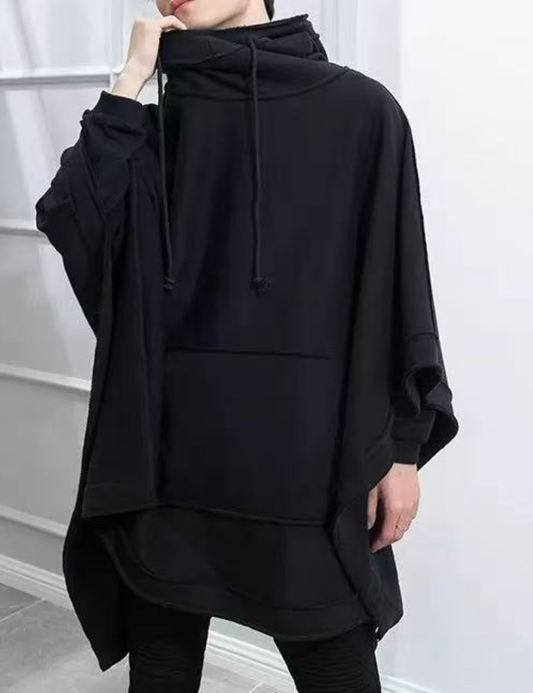 Long-Sleeve Hoodie with Fashionable Fleece Lining