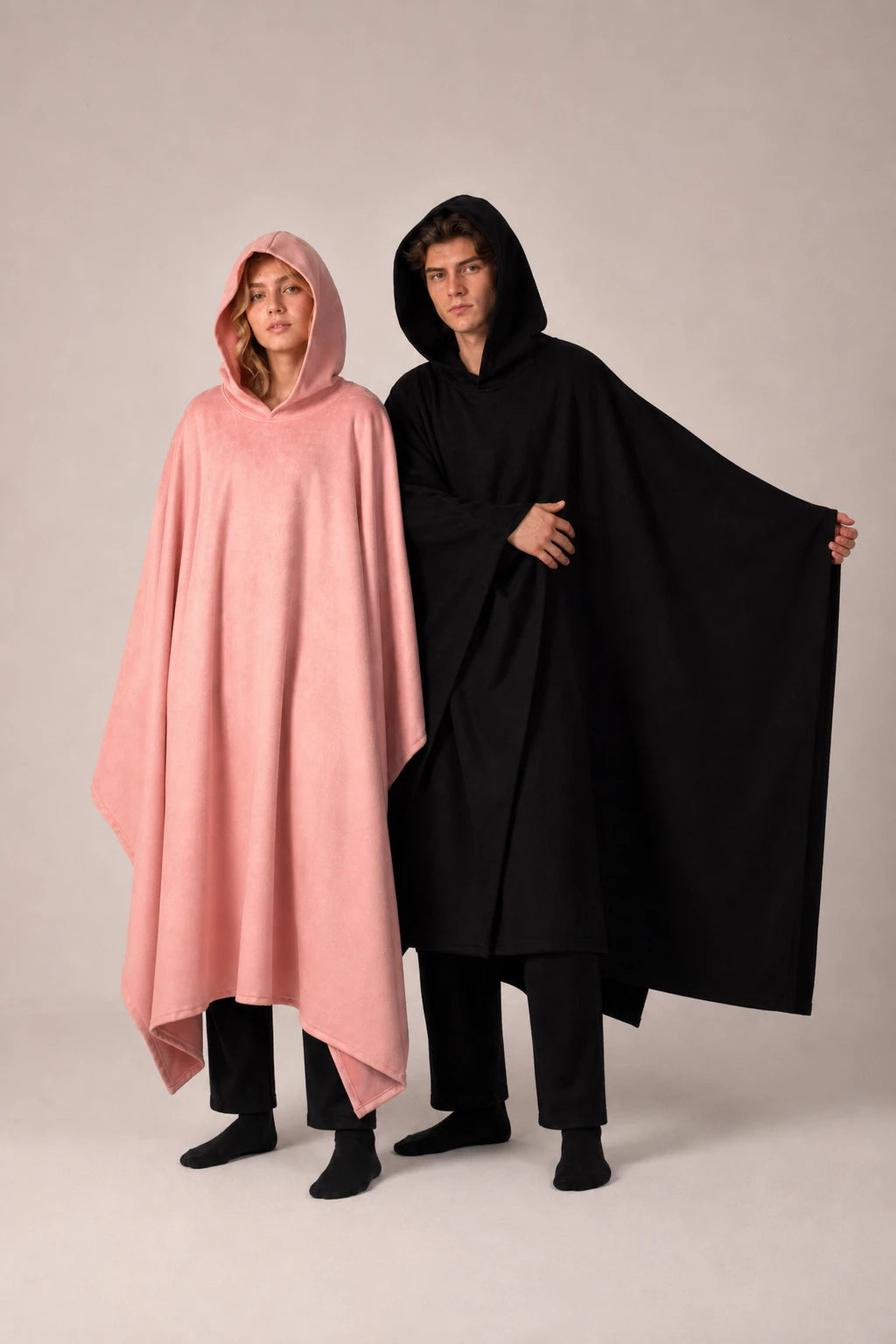 Suede cloak-Matching sets for couples