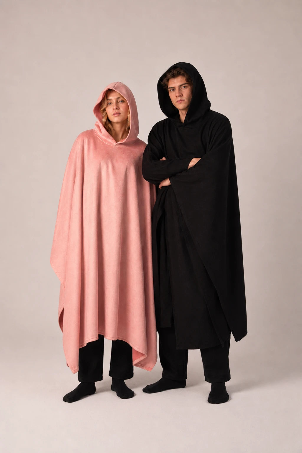 Suede cloak-Matching sets for couples