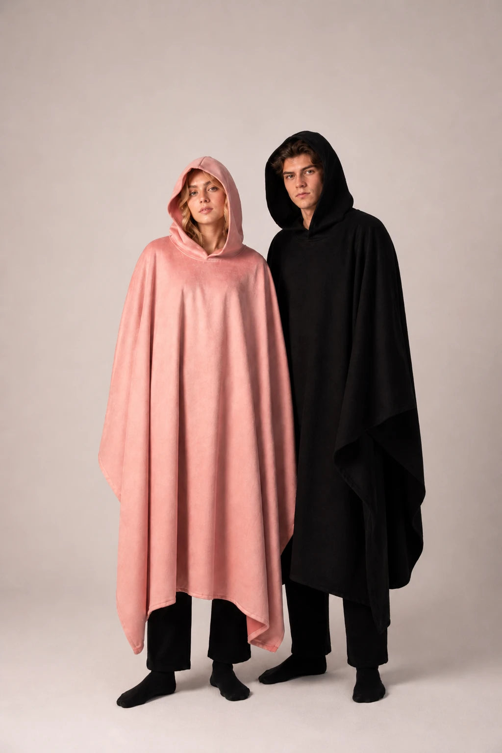 Suede cloak-Matching sets for couples