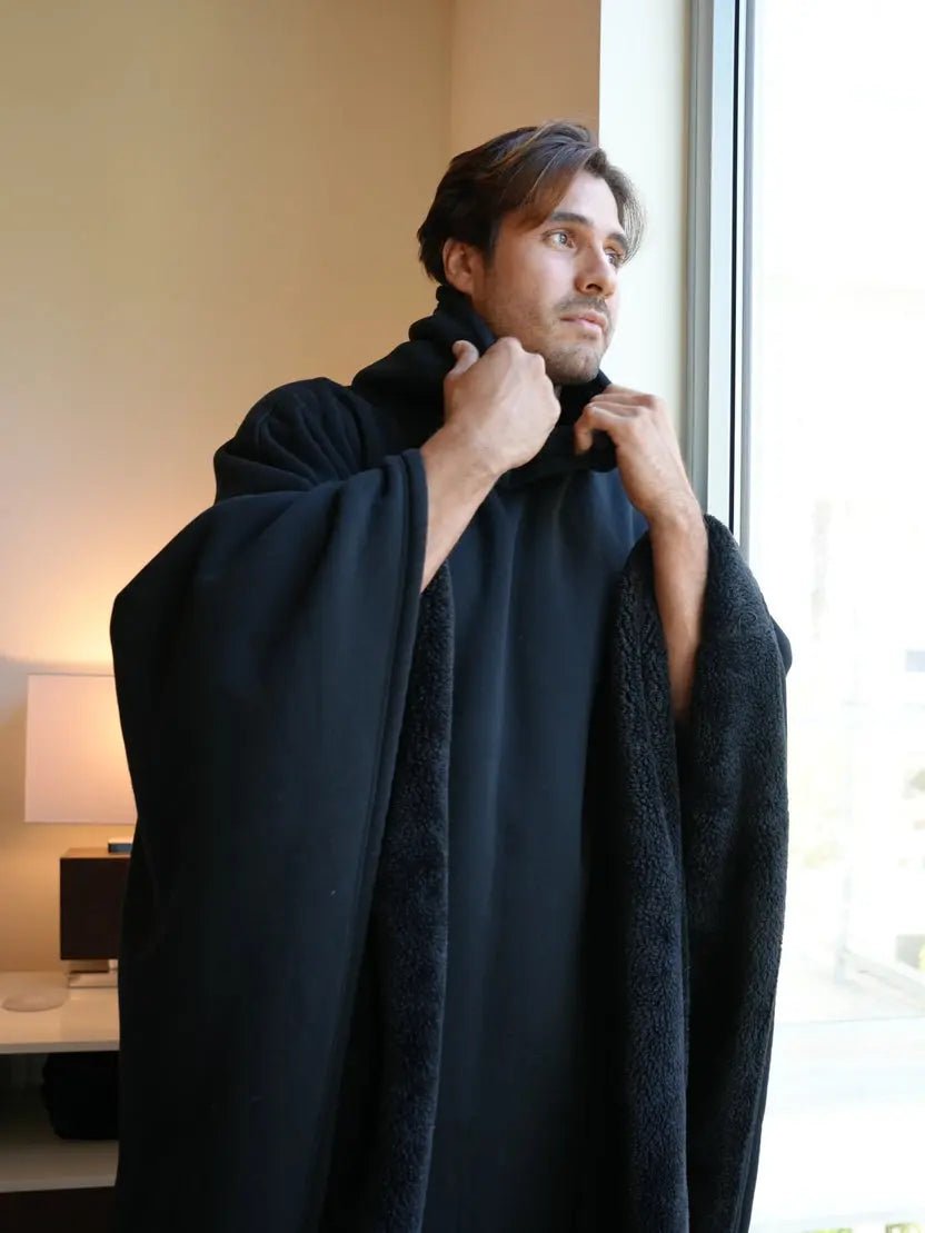 Cozy Warm SnugCloak - Obsidian Night（副本） - Linklinke