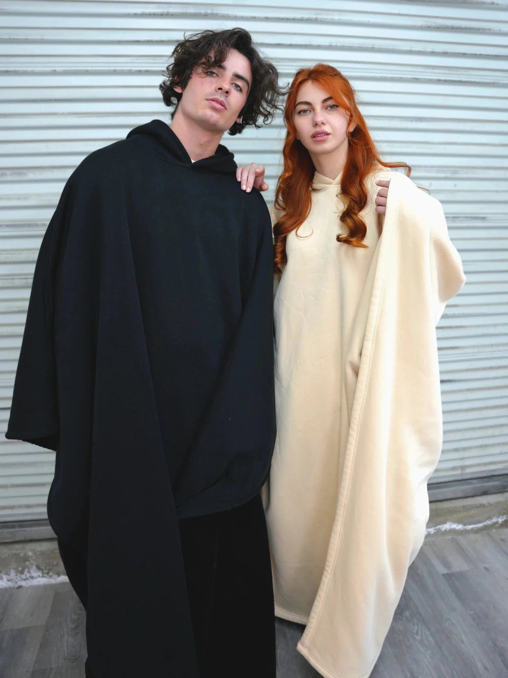 Cozy Warm SnugCloak - Obsidian Night（副本） - Linklinke