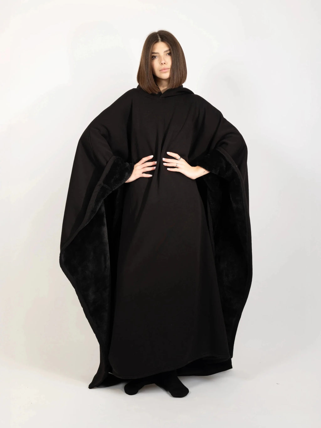Cozy Warm SnugCloak - Obsidian Night（副本） - Linklinke