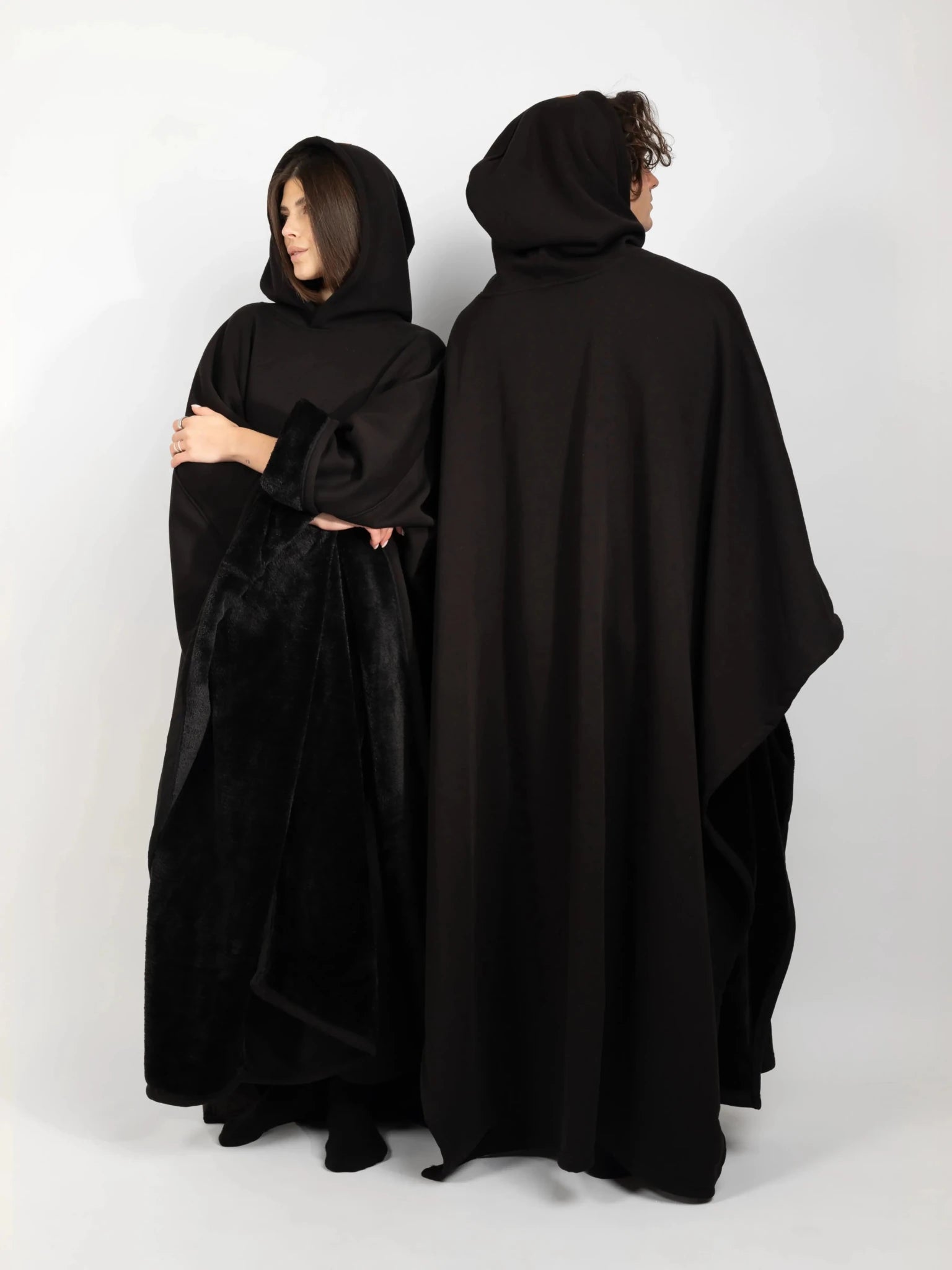 Cozy Warm SnugCloak - Obsidian Night（副本） - Linklinke