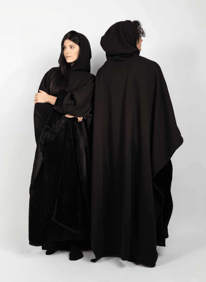 Cozy Warm SnugCloak - Obsidian Night（副本） - Linklinke