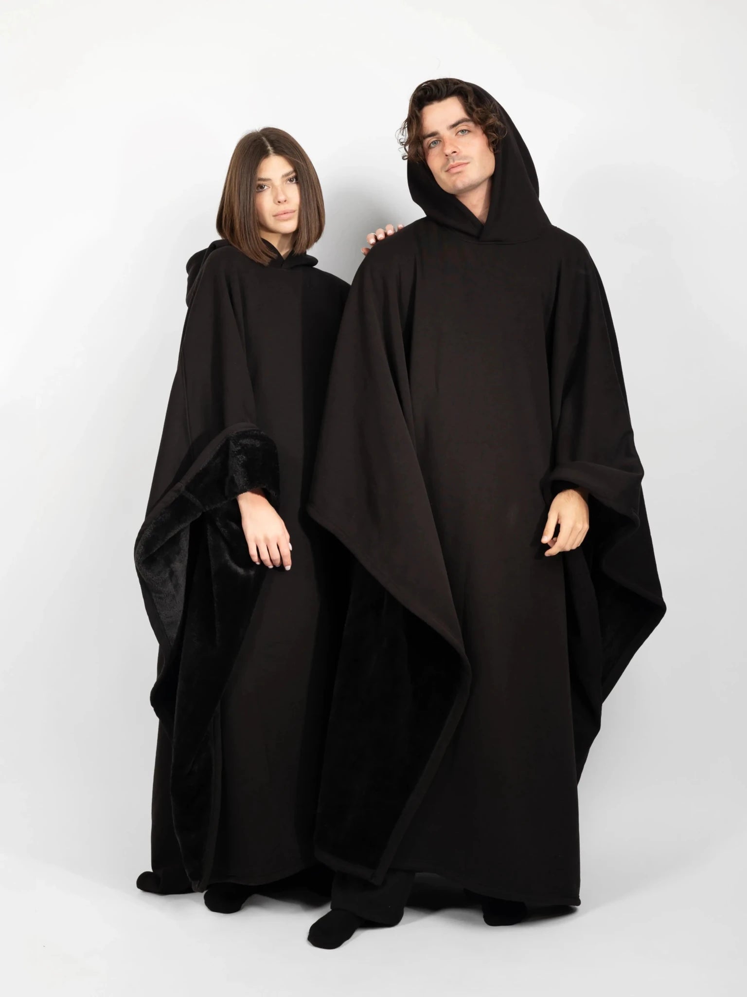 Cozy Warm SnugCloak - Obsidian Night（副本） - Linklinke