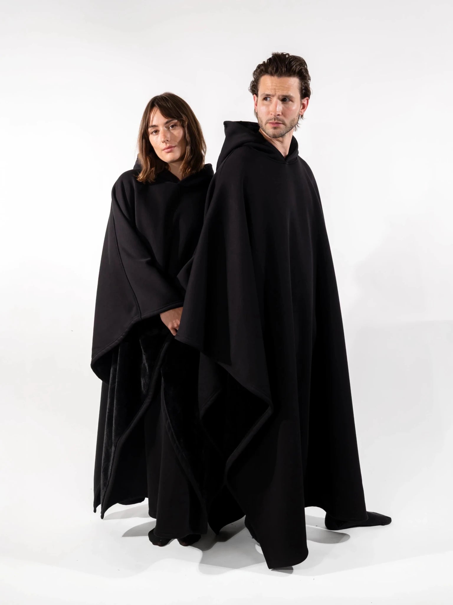 Cozy Warm SnugCloak - Obsidian Night（副本） - Linklinke