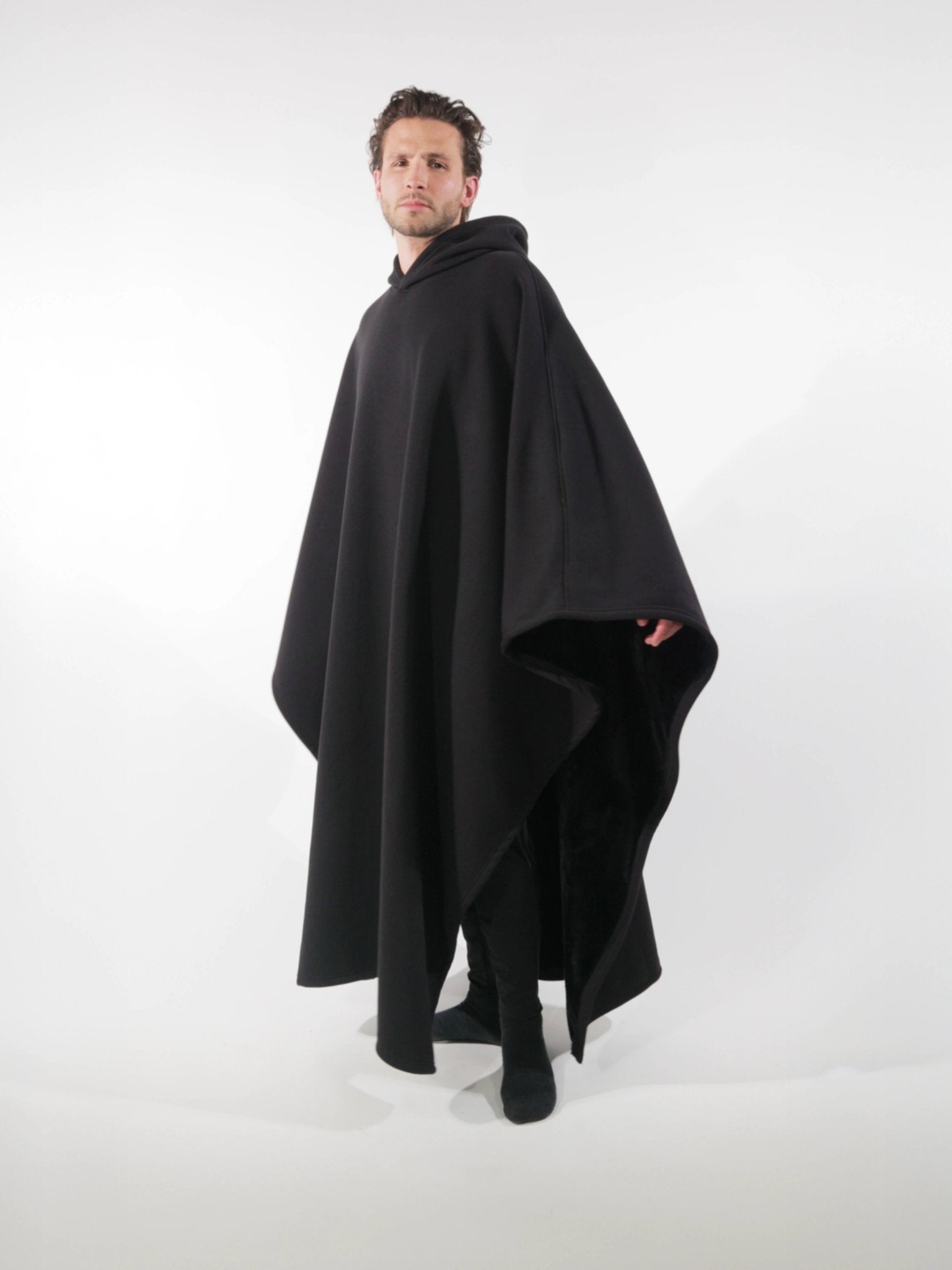 Heavyweight fabric 4 - lbs hooded cloak - BUY 1, GET 1 FREE () - Linklinke