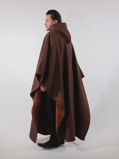 Cozy Warm SnugCloak-Terra Brown