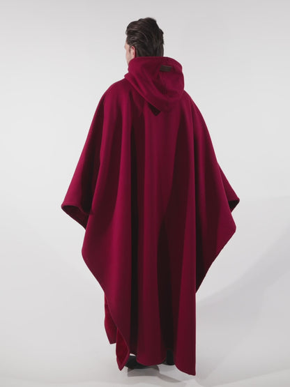 Cozy Warm SnugCloak-Royal Wine