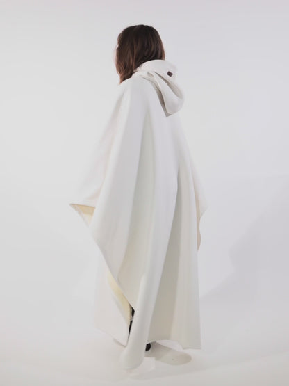 Cozy Warm SnugCloak- White